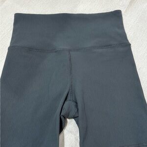 Athleta Charcoal Ribbed Activewear